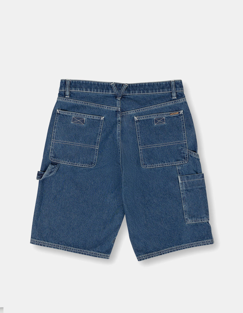 Bermuda LABORED DENIM UTILITY - Indigo Ridge Wash