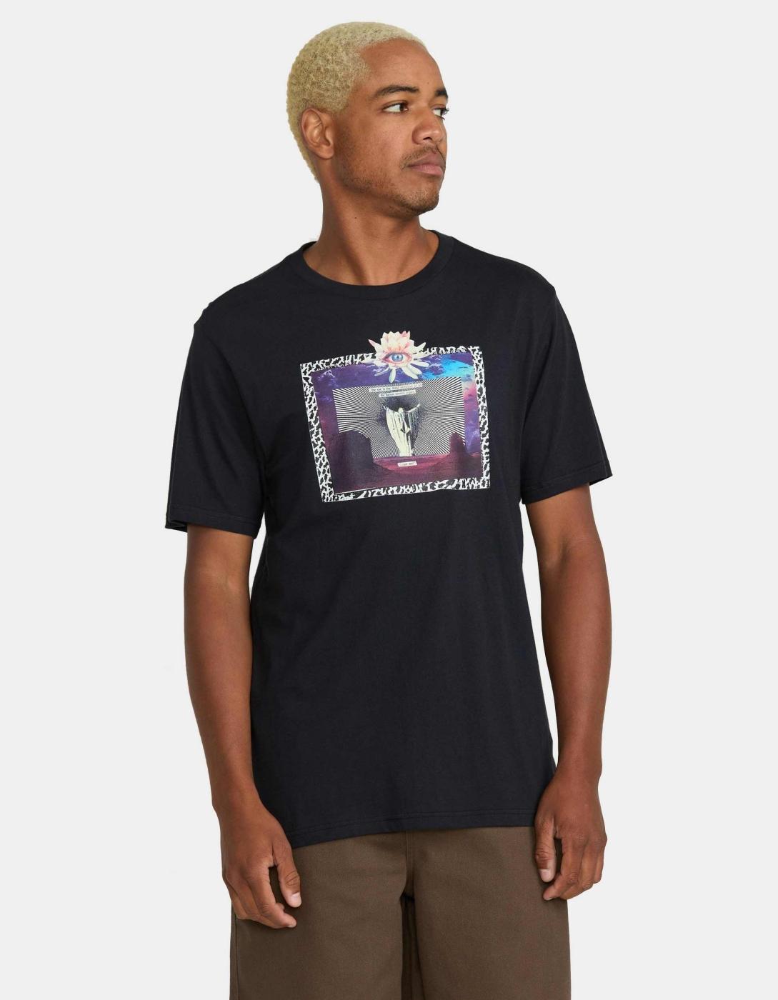 Camiseta VOLCOM EYECANSEE - Antique Black