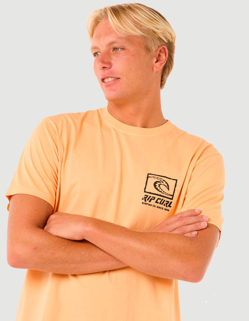 Camiseta RIP CURL RAW ENERGY TRAD - Mandarin Zest
