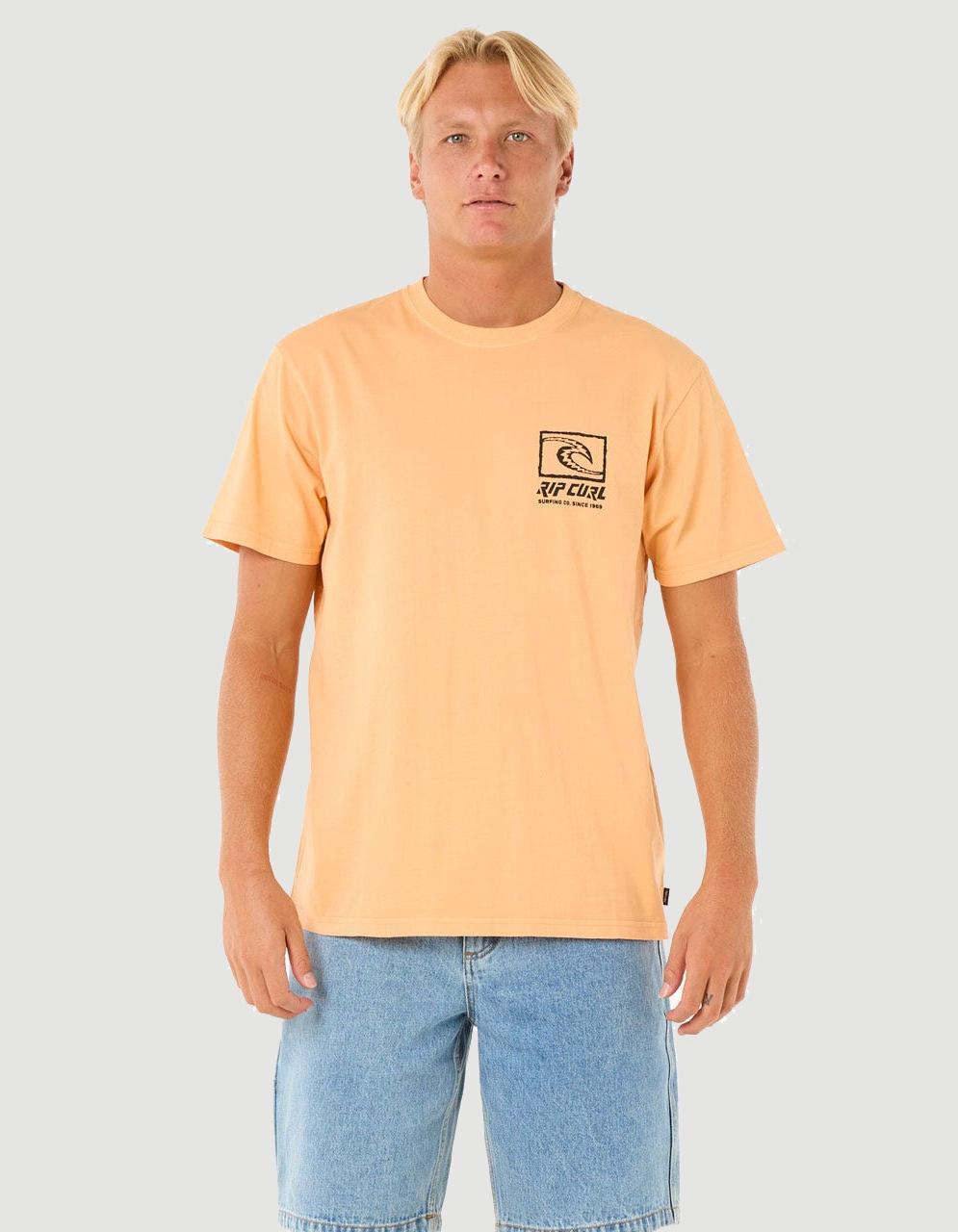Camiseta RIP CURL RAW ENERGY TRAD - Mandarin Zest
