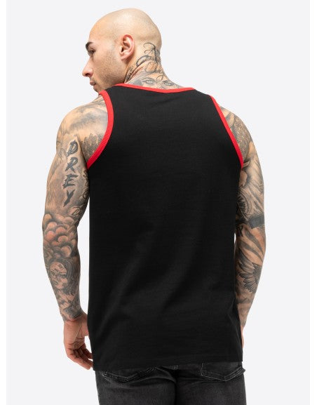 Camiseta Tirantes LONSDALE ANDOVER - Black/Red/White