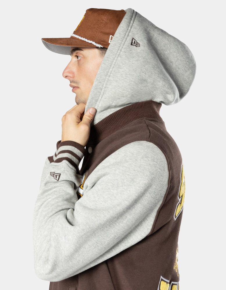 Cazadora NEW ERA THROPRE SNPFRT2148 SADPAD - Dark Brown