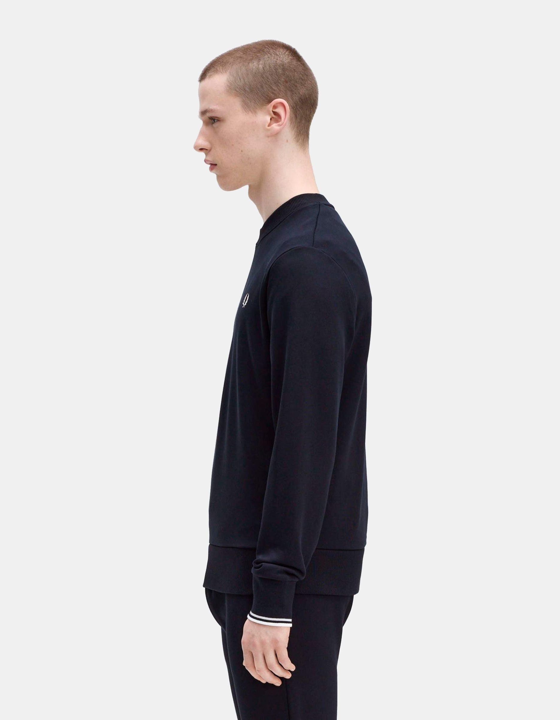 Sudadera Crew FRED PERRY M7535 - Navy