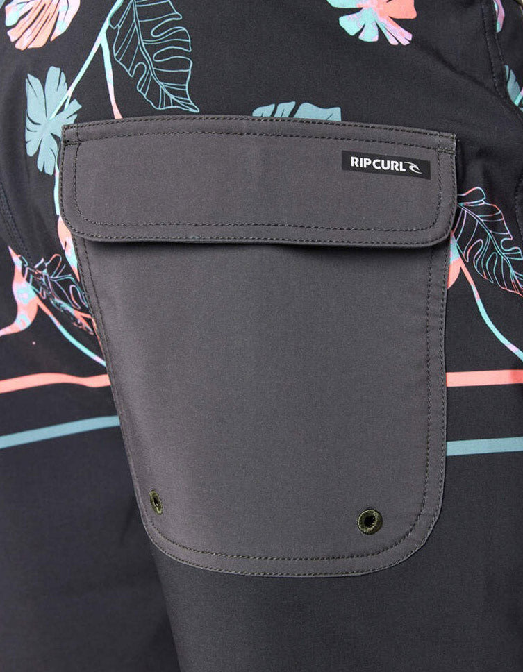 Bañador RIP CURL MIRAGE RETRO EQUATOR - Washed Black