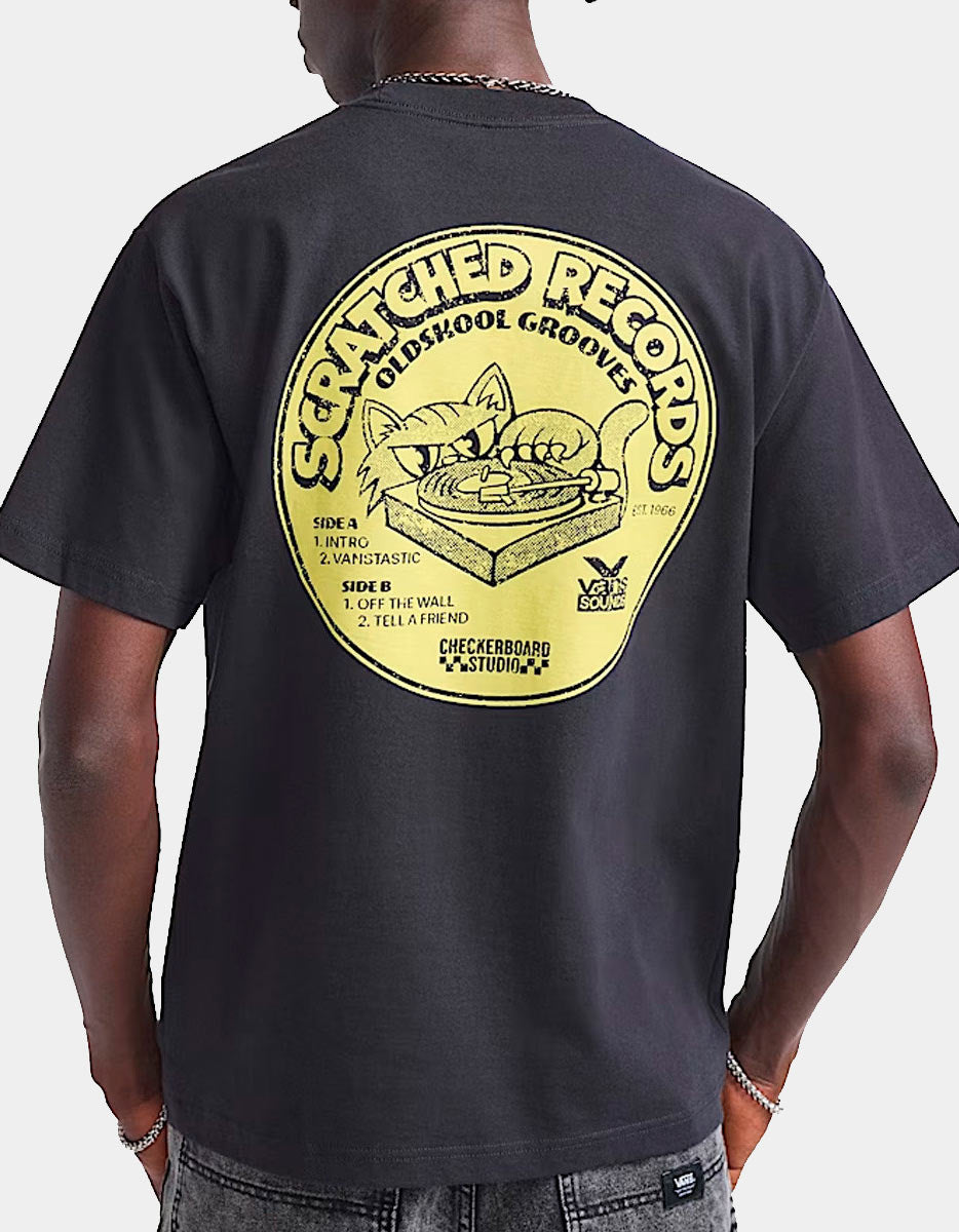 Camiseta VANS SCRATCHED RECORDS - Black