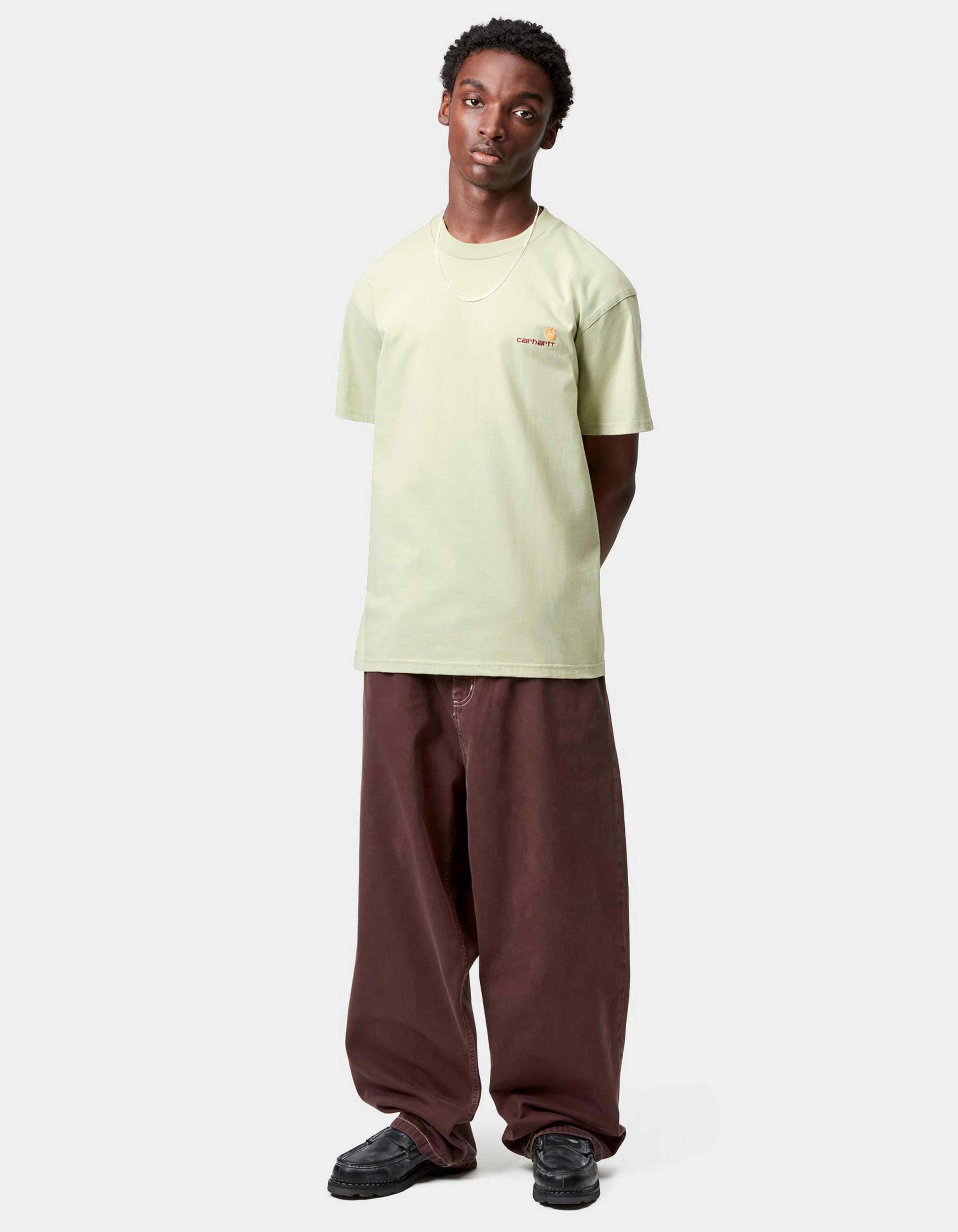Camiseta CARHARTT WIP AMERICAN SCRIPT - Pale Olive