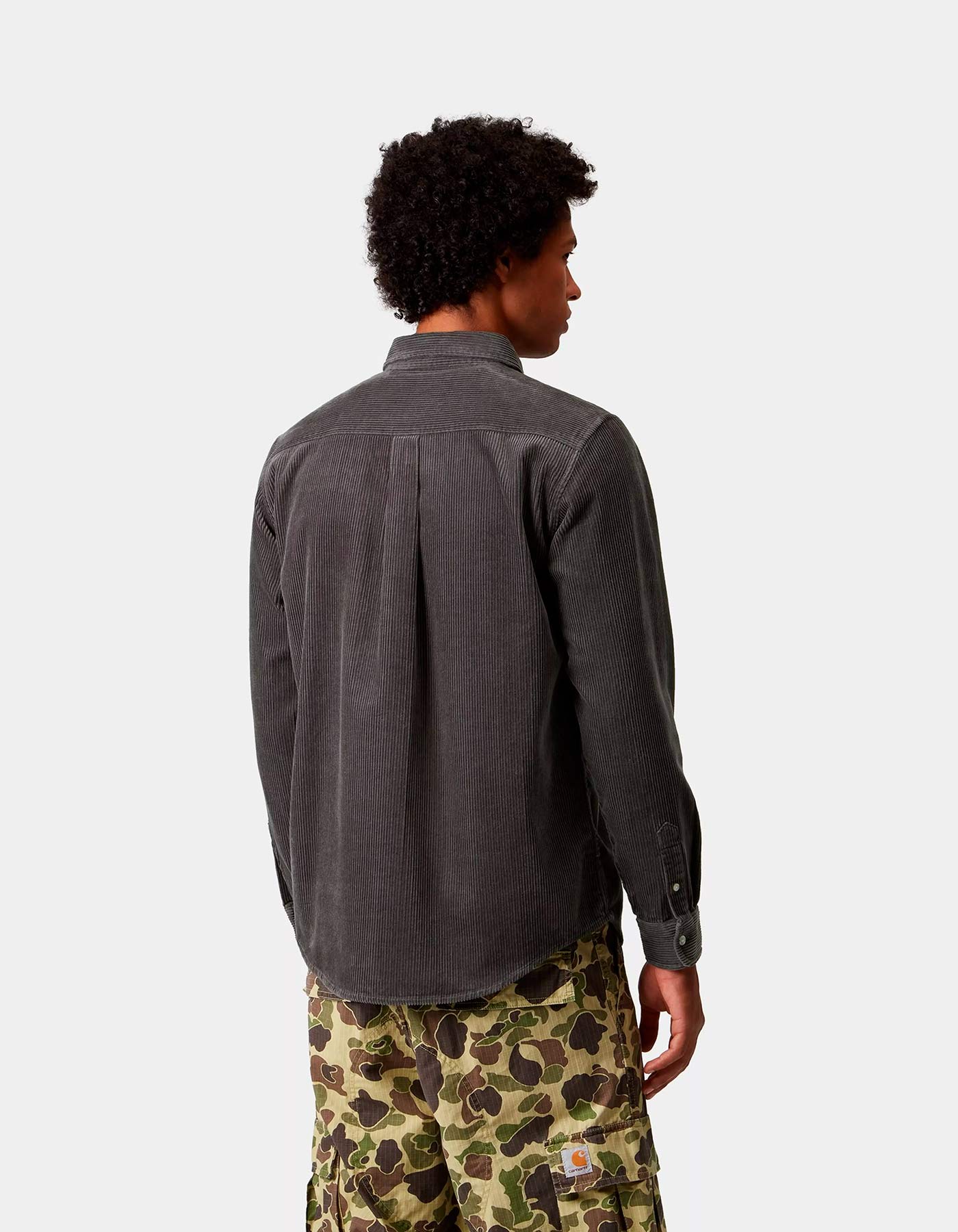 Camisa CARHARTT WIP MADISON CORD - Graphite / Graphite