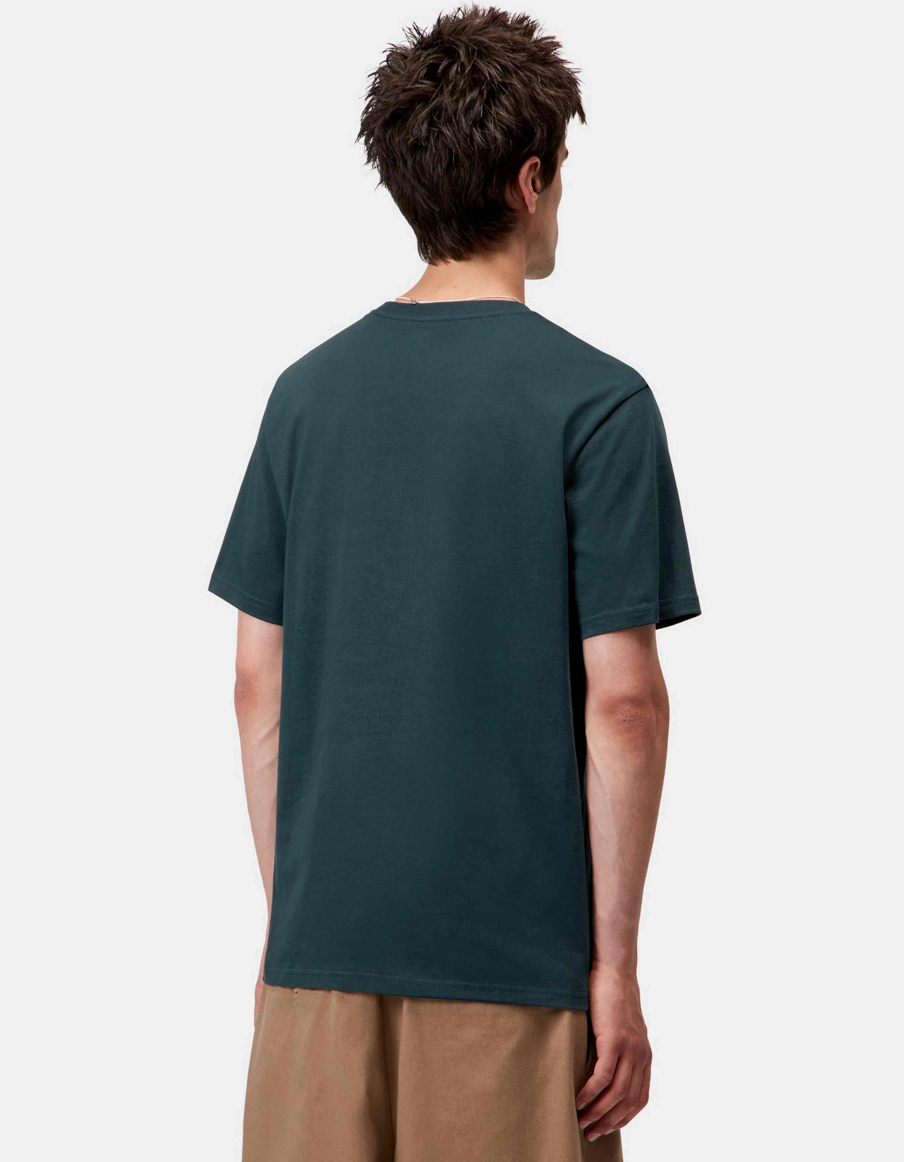 Camiseta CARHARTT WIP POCKET - Deep Lagoon