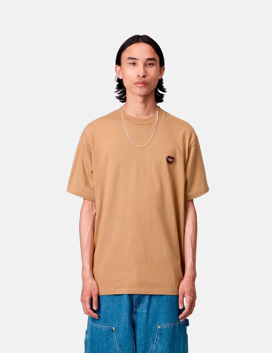 Camiseta CARHARTT WIP HEART II HARTT - Dusty H Brown