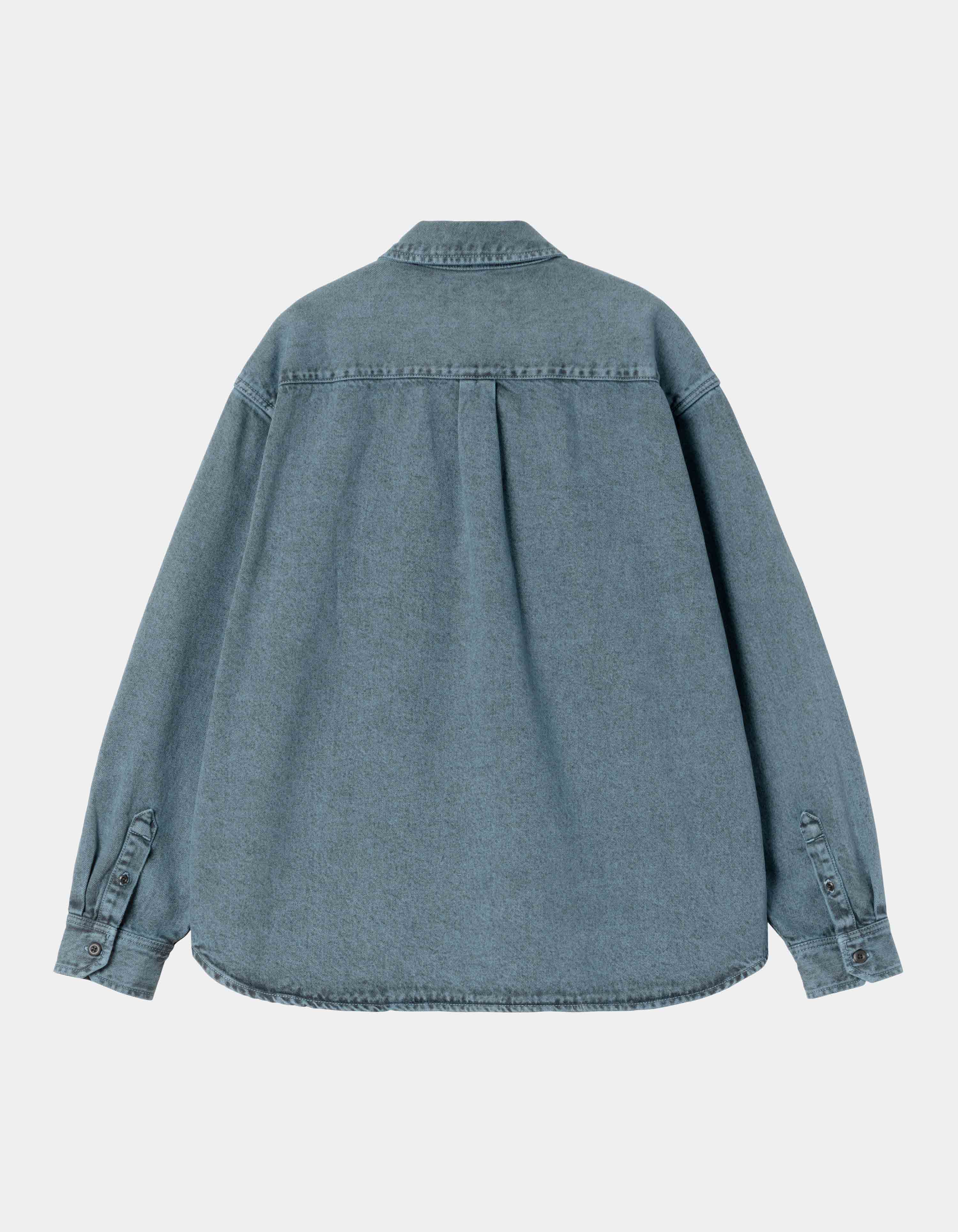 Camisa CARHARTT WIP TIGAN  - Black / Blue Fog