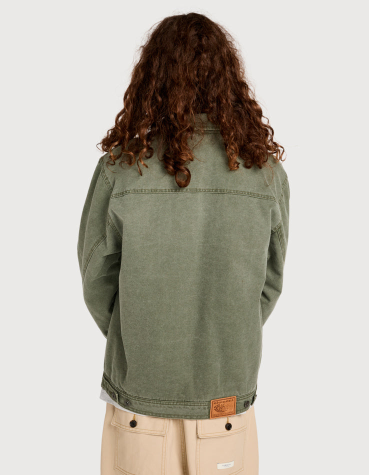 Cazadora ELEMENT TRUCKER CANVAS - Forest Night