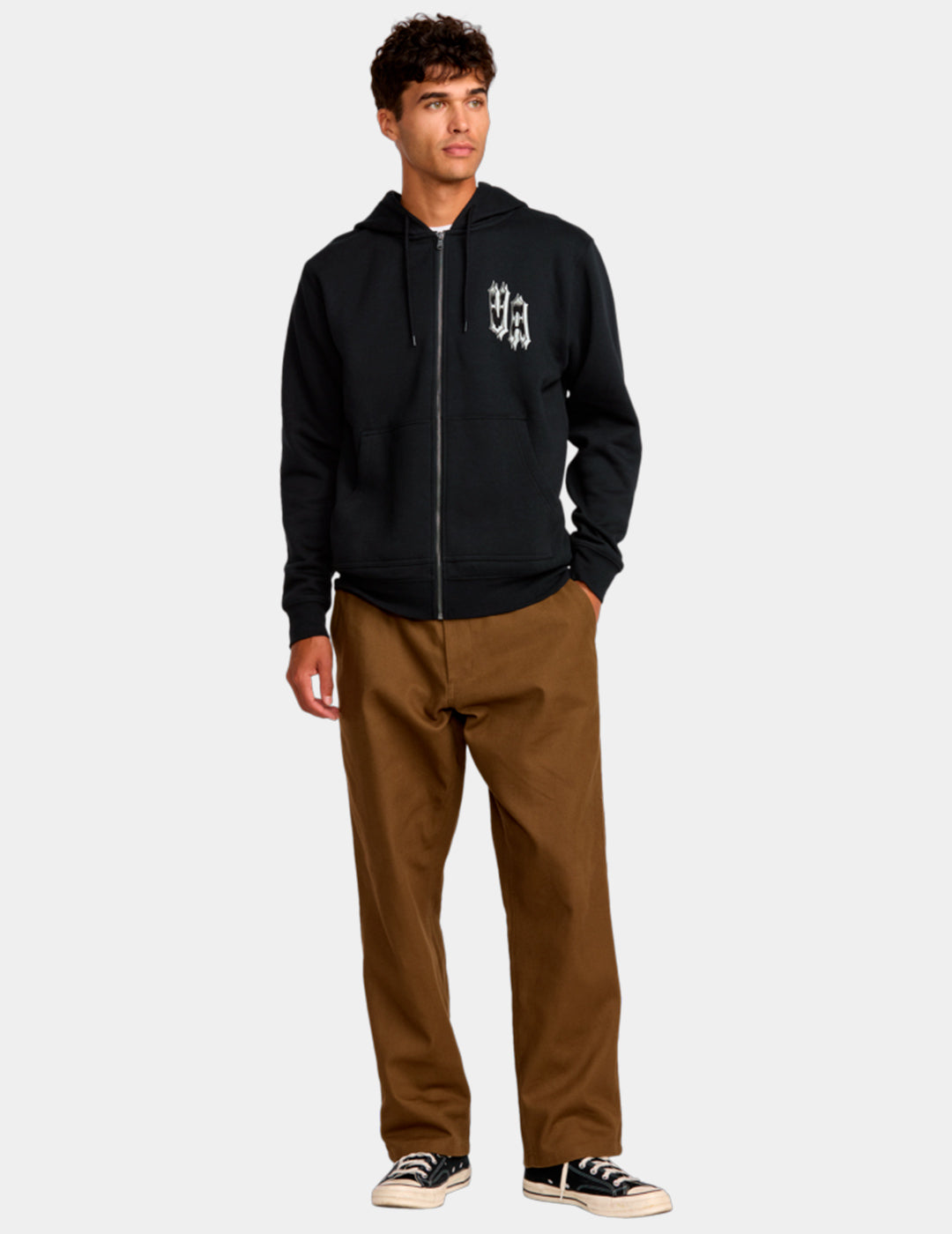Sudadera Cap. Abierta BENJ TIGEREYESZ - Black