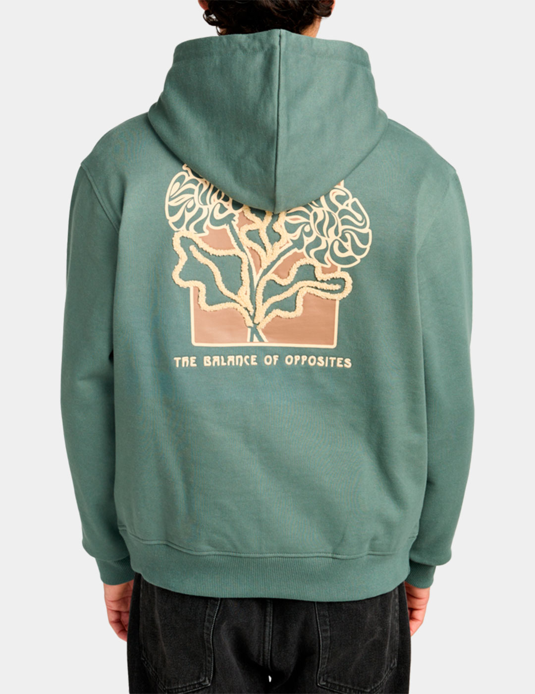 Sudadera Capucha RVCA FLOWER BALANCE - Lauren Wreath
