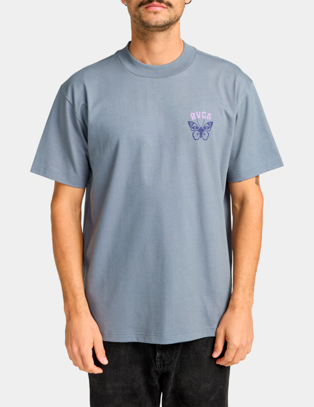 Camiseta RVCA BUTTERFLY POST - Flint Stone