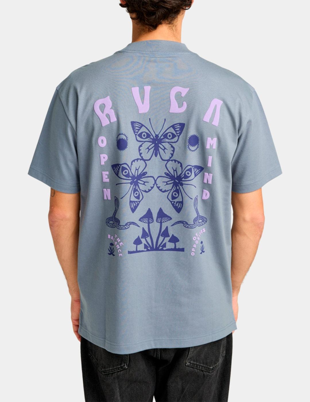 Camiseta RVCA BUTTERFLY POST - Flint Stone