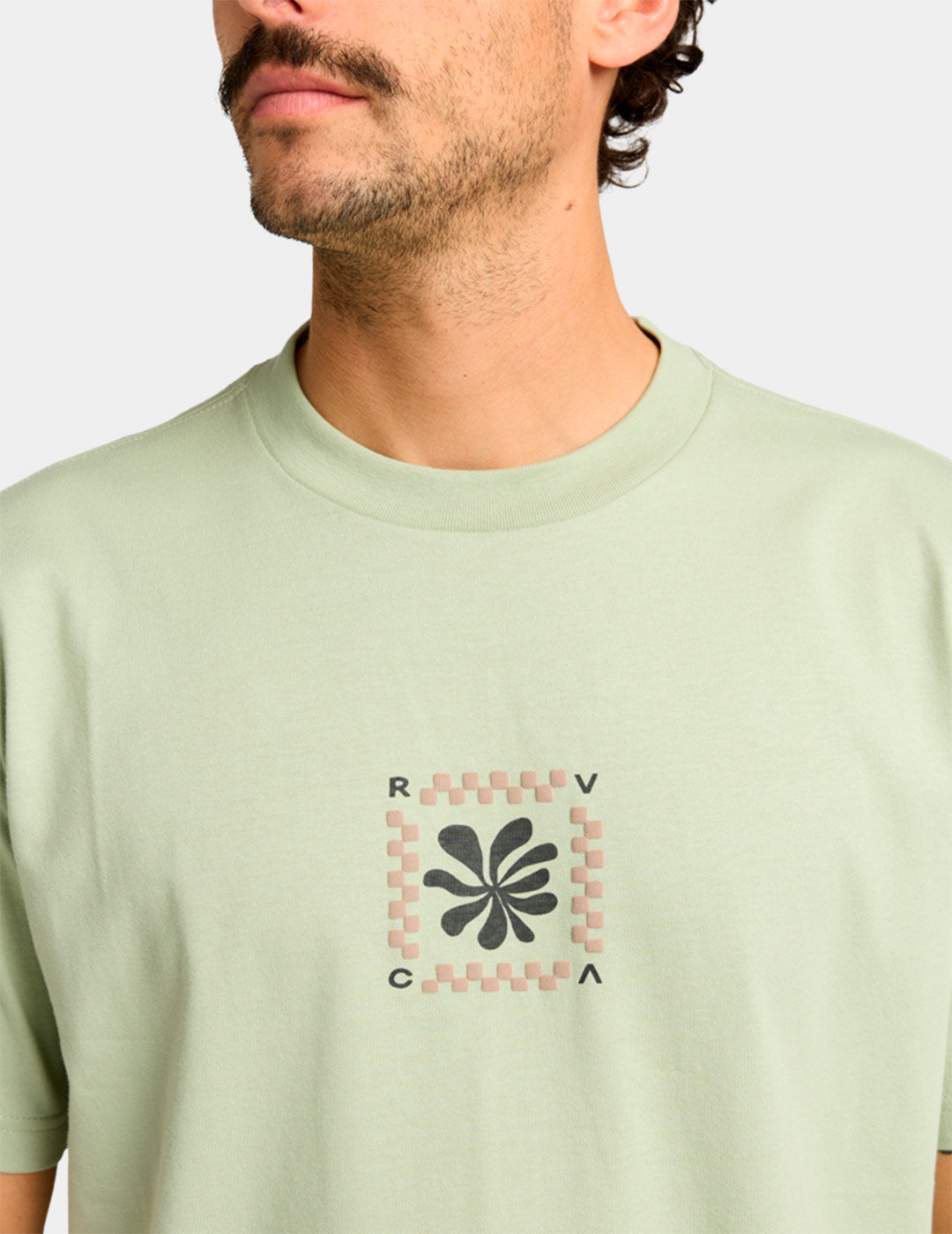 Camiseta RVCA MOSAIC FRAGMENT - Blk/Btl/Ro