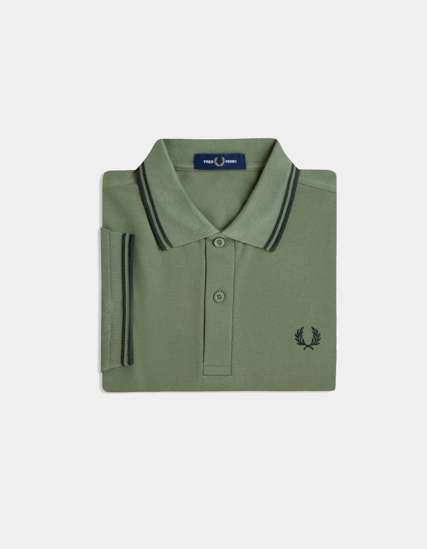 Polo FRED PERRY M3600 - Laurel Wreath Green/Black