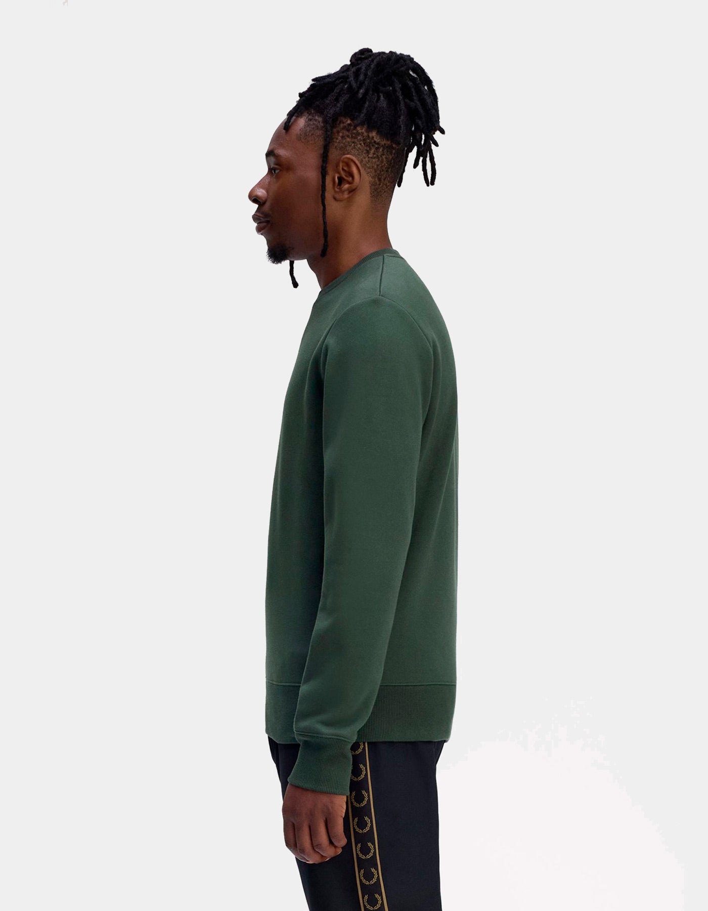 Sudadera Crew FRED PERRY M4727 - Laurel Wreath Green