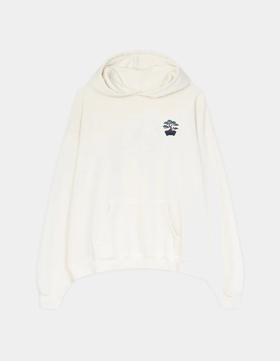 Sudadera Capucha KAOTIKO WASHED BONSAI - Ivory