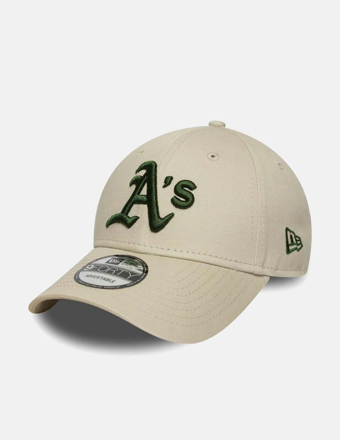 Gorra NEW ERA 940 LEAGUE ESSENTIAL OAKATH  - Light Beige