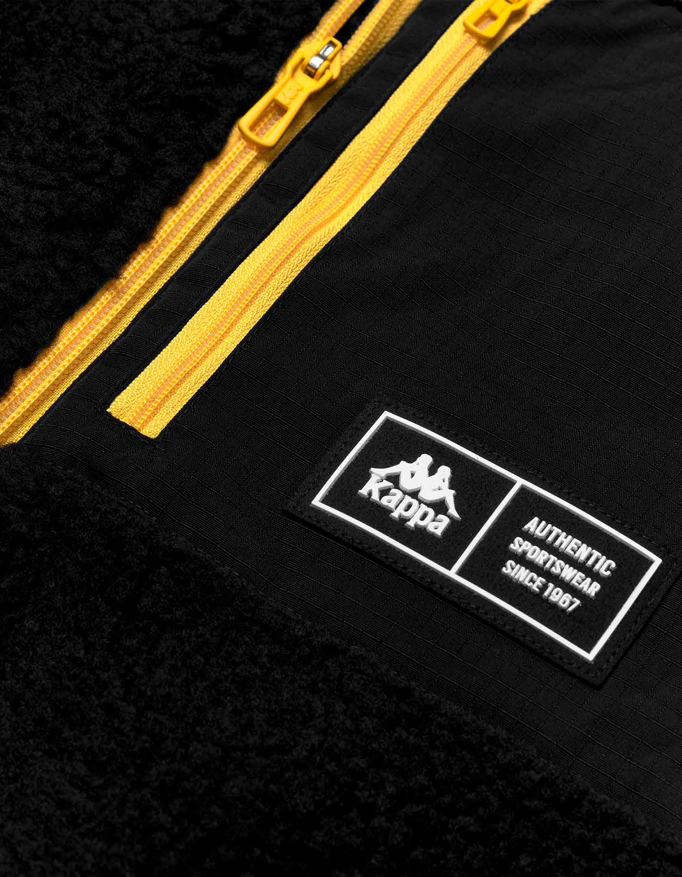 Chaleco KAPPA AUTHENTIC OLESIA - Black/Yellow/Spectra