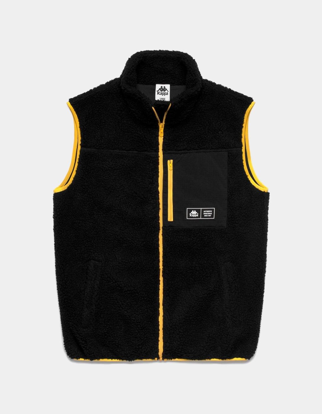Chaleco KAPPA AUTHENTIC OLESIA - Black/Yellow/Spectra