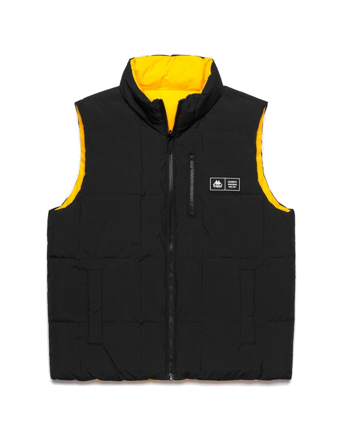 Chaleco KAPPA AUTHENTIC ORVILLE - Black/Yellow/Spectra