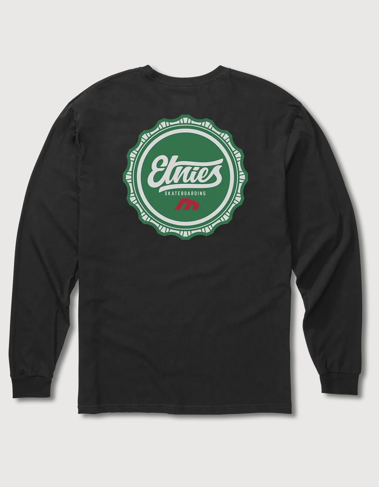 Camiseta Manga Larga ETNIES BOTTLE CAP - Black