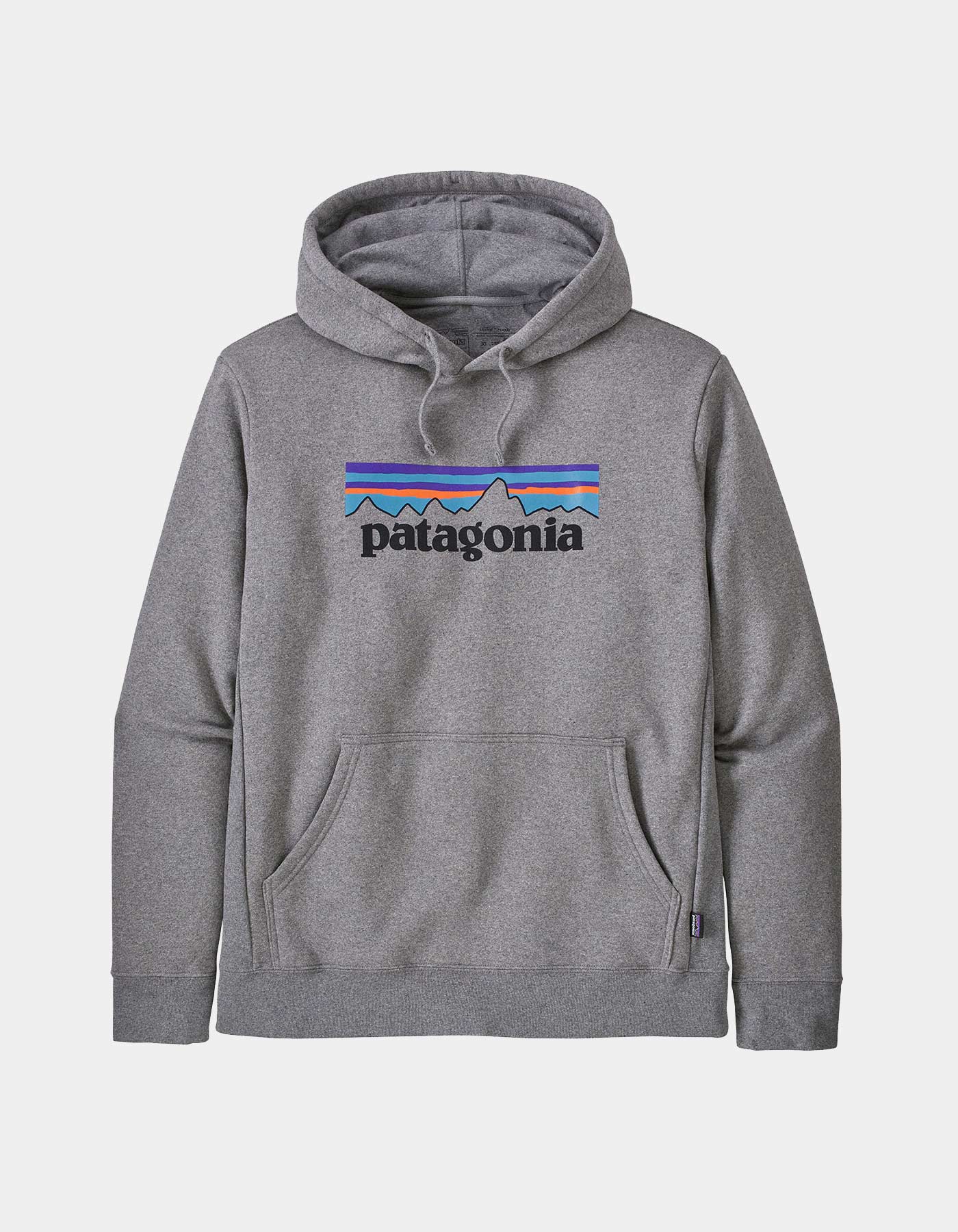 Sudadera Cap. PATAGONIA  P-6 LOGO UPRISAL - Gravel Heather