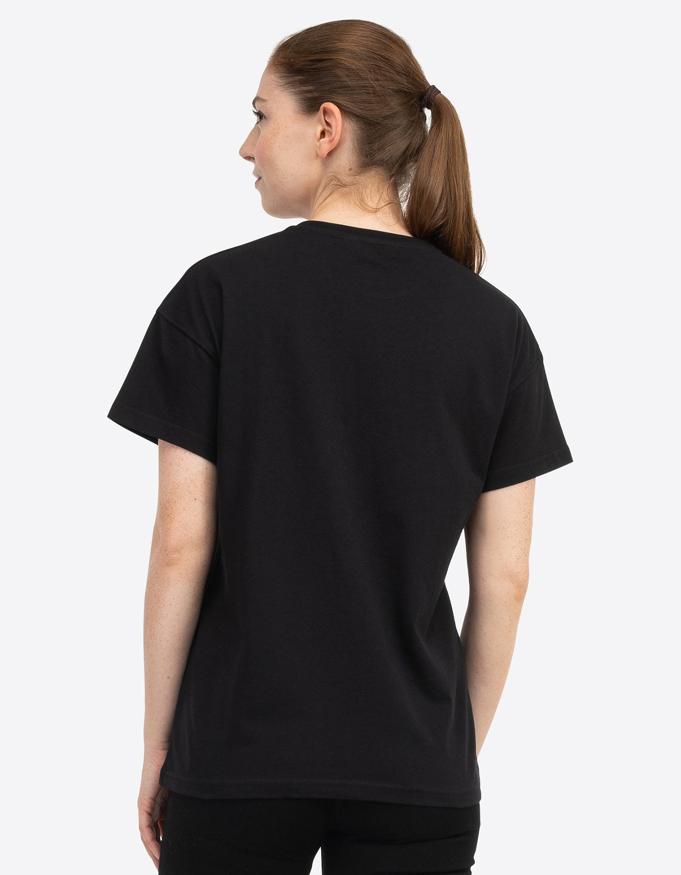 Camiseta W' LONSDALE OUSDALE - Black/Lillac/White