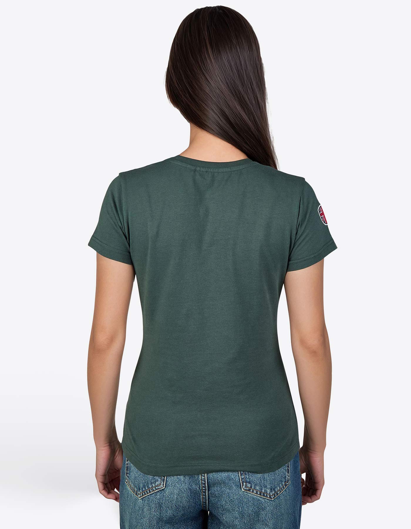Camiseta LONSDALE W' SARSDEN - Green/White