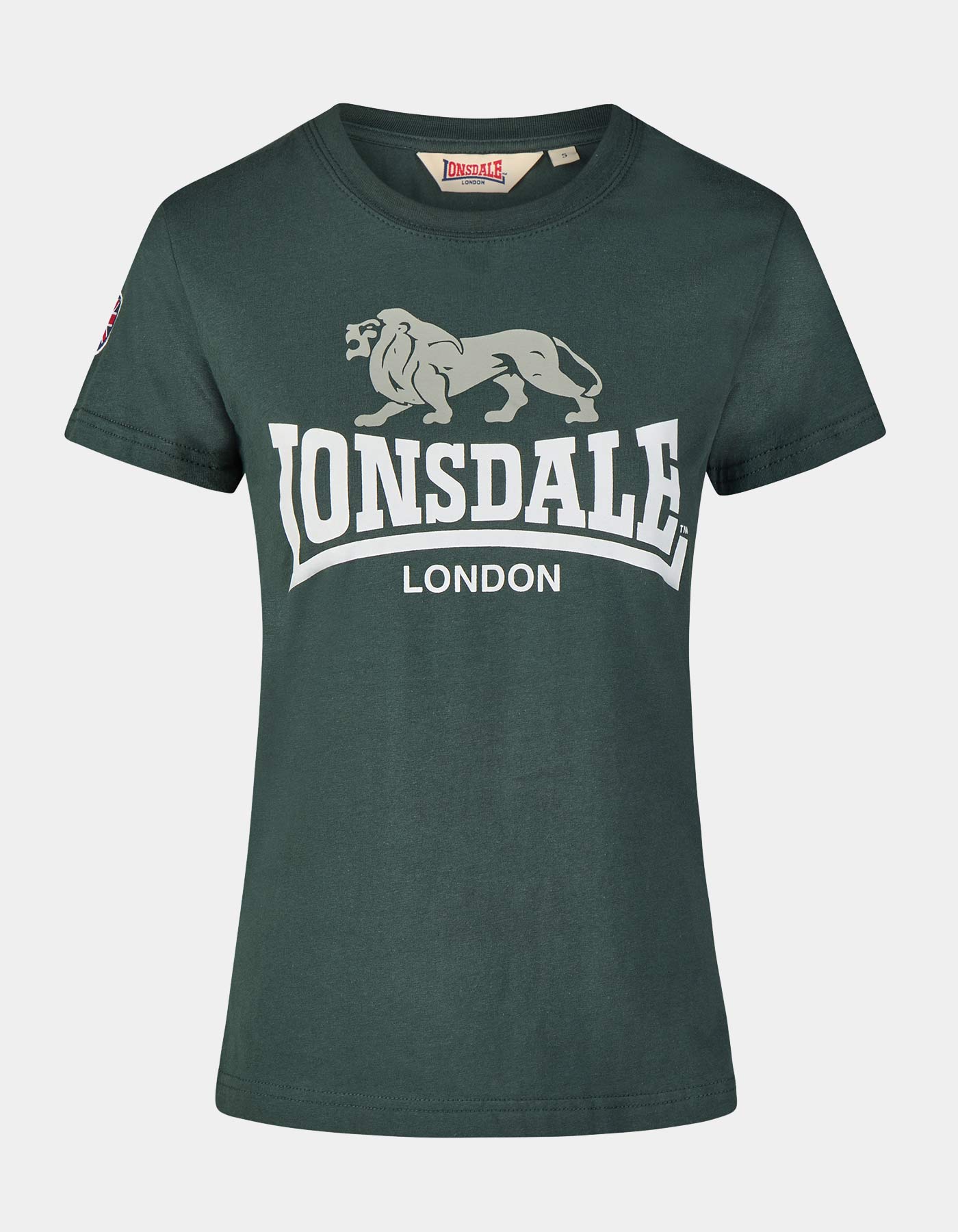Camiseta LONSDALE W' SARSDEN - Green/White