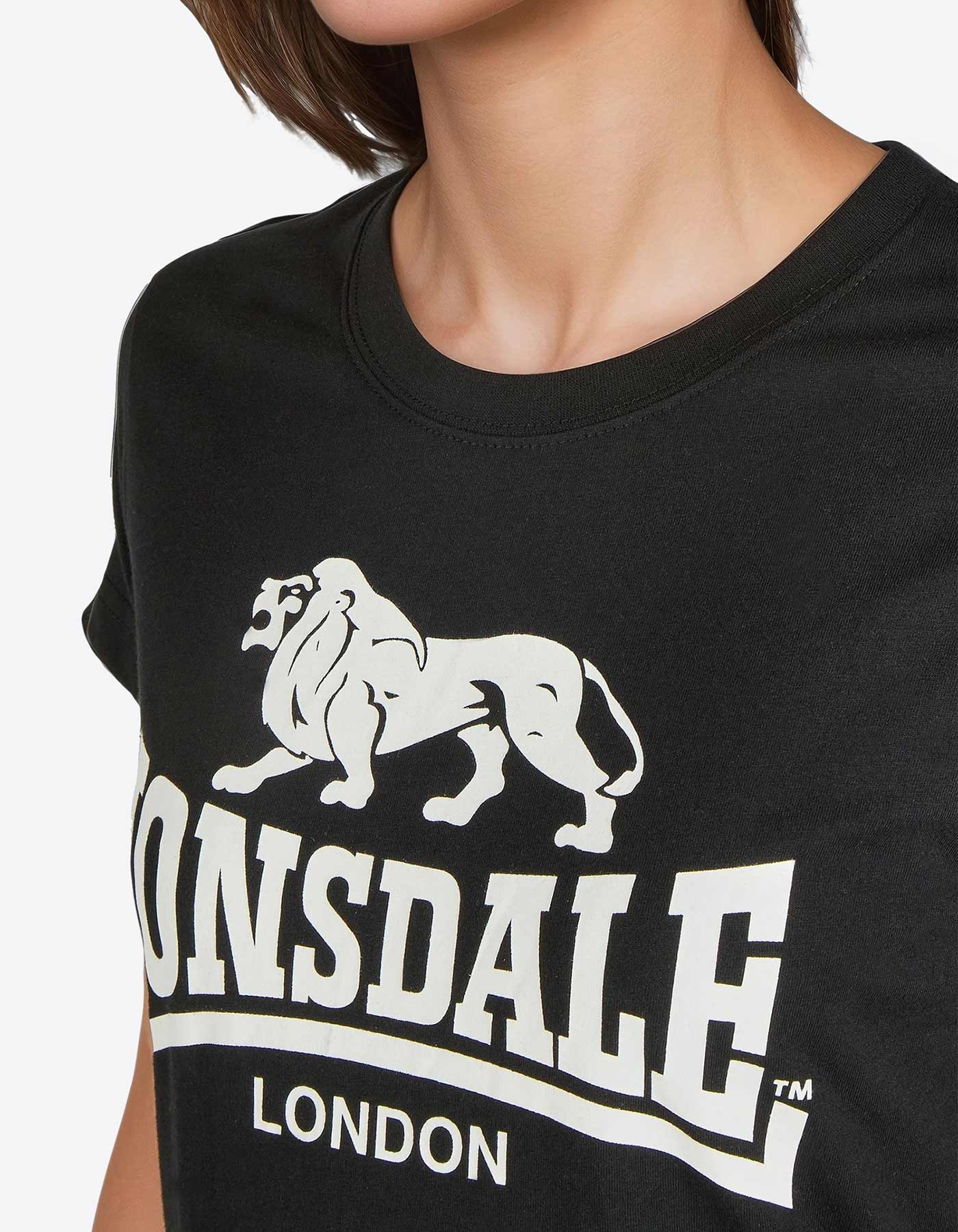 Camiseta W' LONSDALE NASH - Black/White