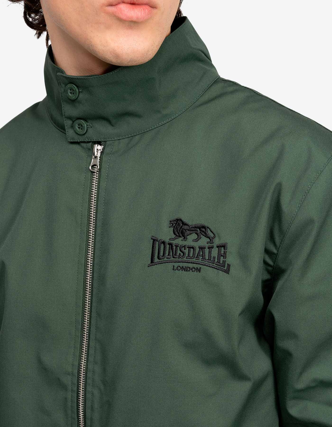 Cazadora LONSDALE HARRINGTON CLASSIC - Olive/Black