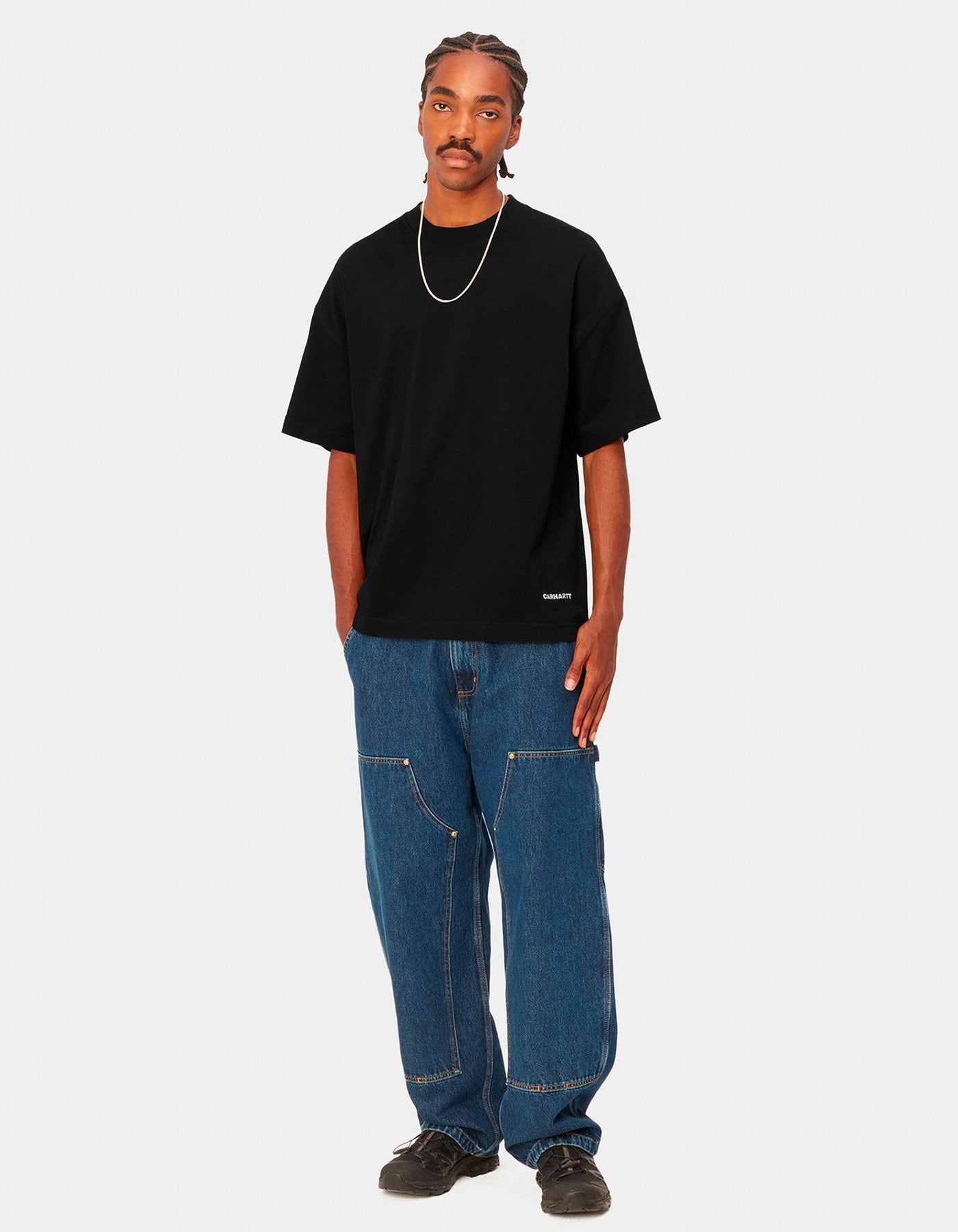 Camiseta CARHARTT WIP LINK SCRIPT - Black / White