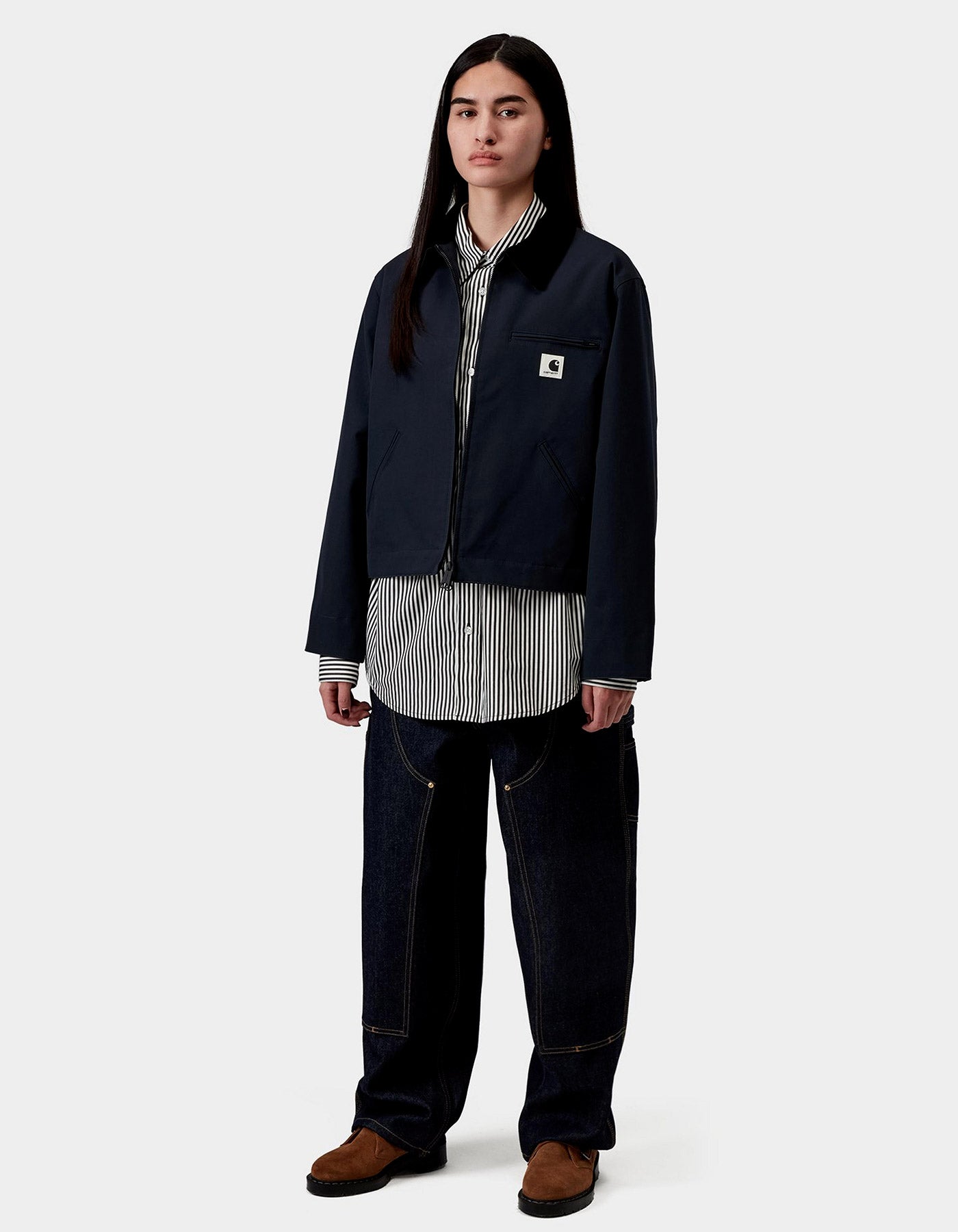 Cazadora CARHARTT WIP W' NEWKIRK SUMMER - Deep Night / Black