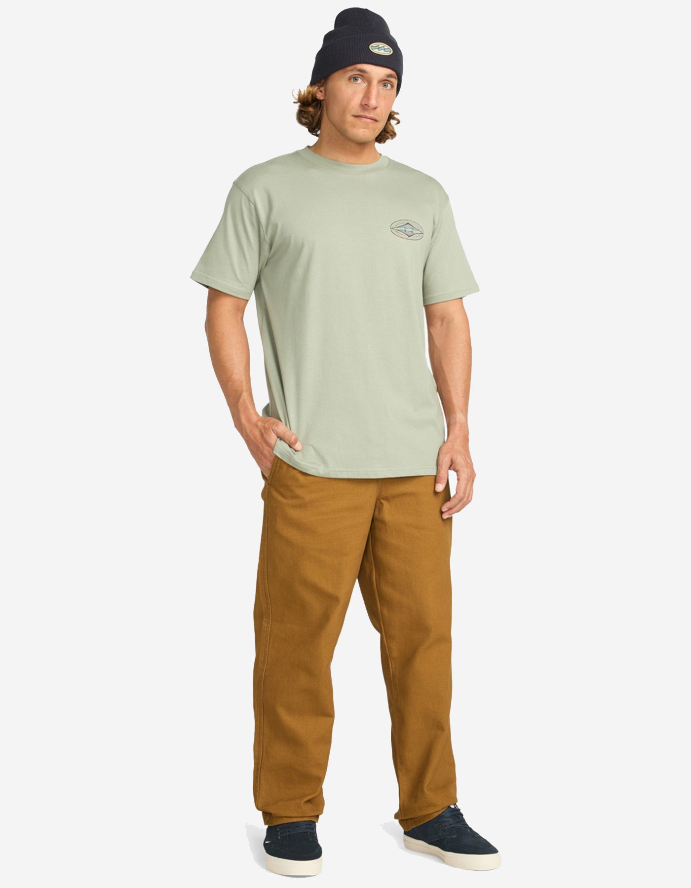 Camiseta BILLABONG DIAMOND VISION - Grey Green