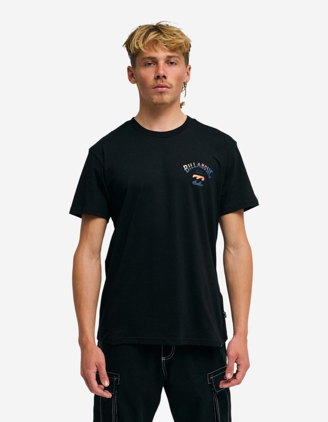 Camiseta BILLABONG ARCH FADE - Black