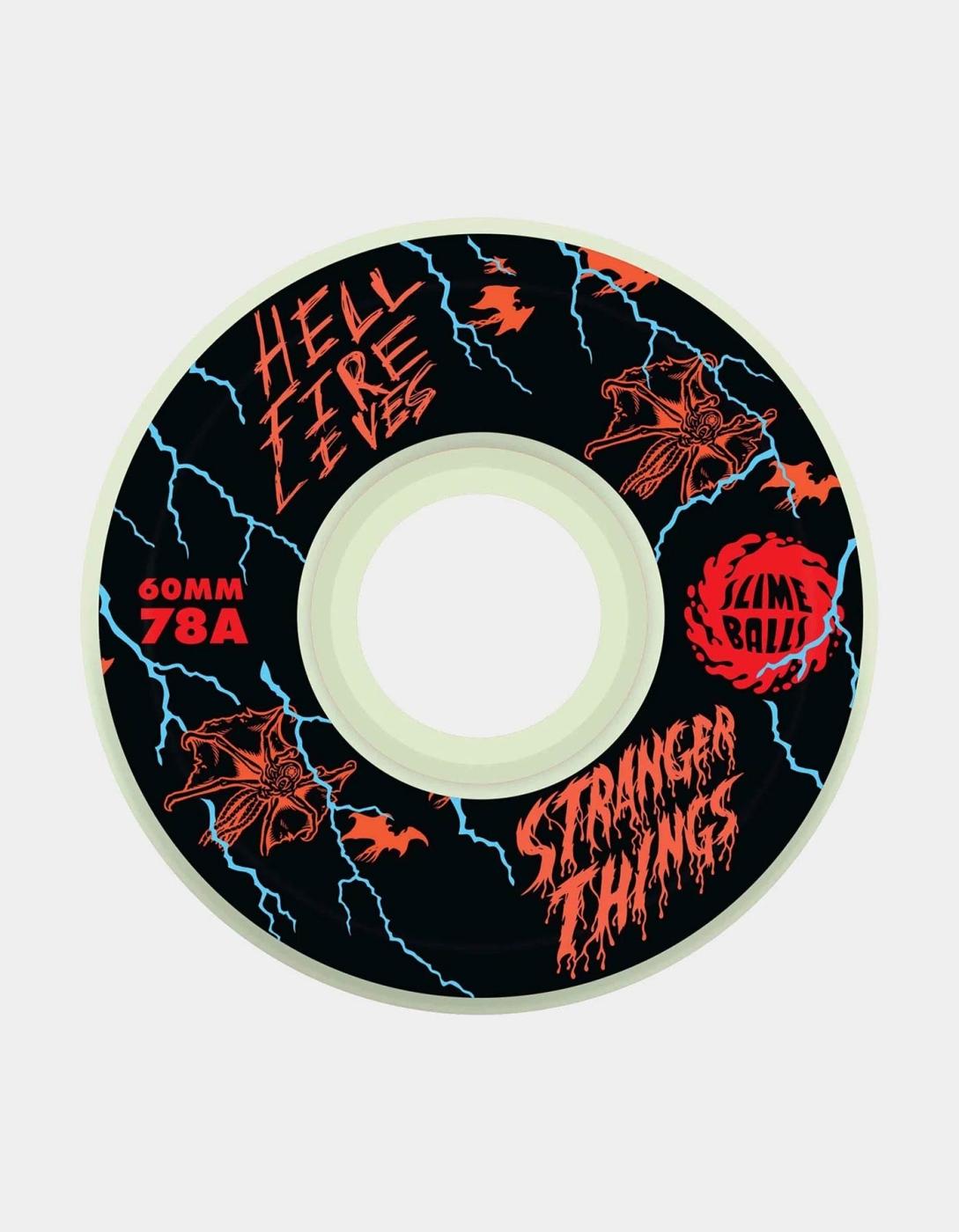 Ruedas SANTA CRUZ X STRANGER THINGS MEEK 60MM
