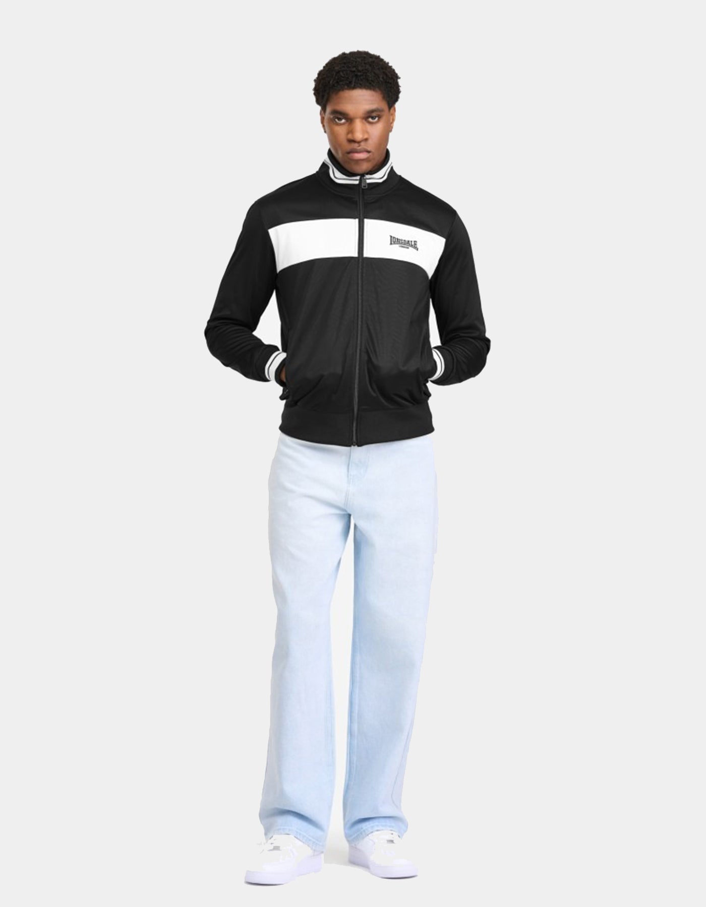 Chaqueta LONSDALE MEOLS - Black/White