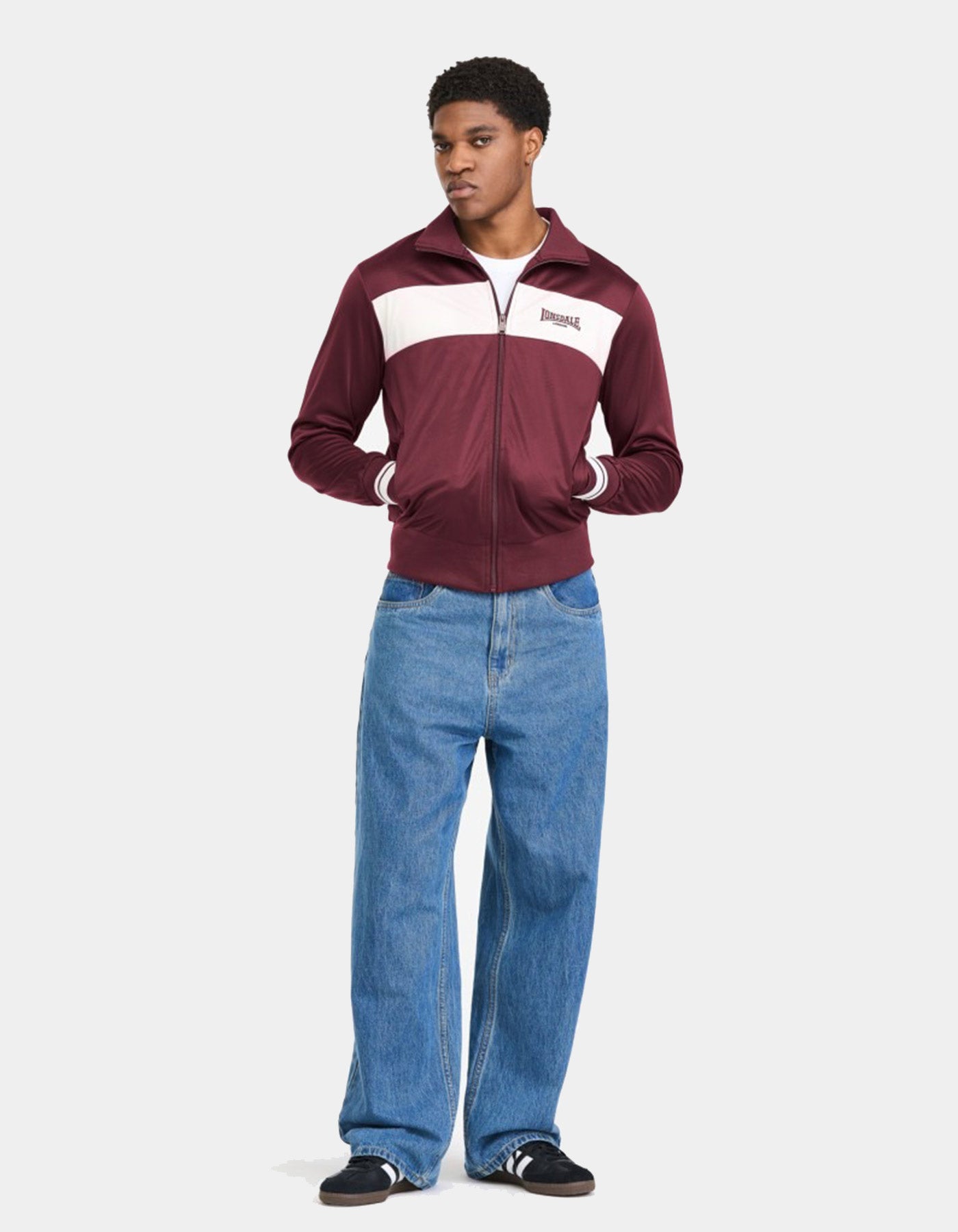 Chaqueta LONSDALE MEOLS - Oxblood/Ecru