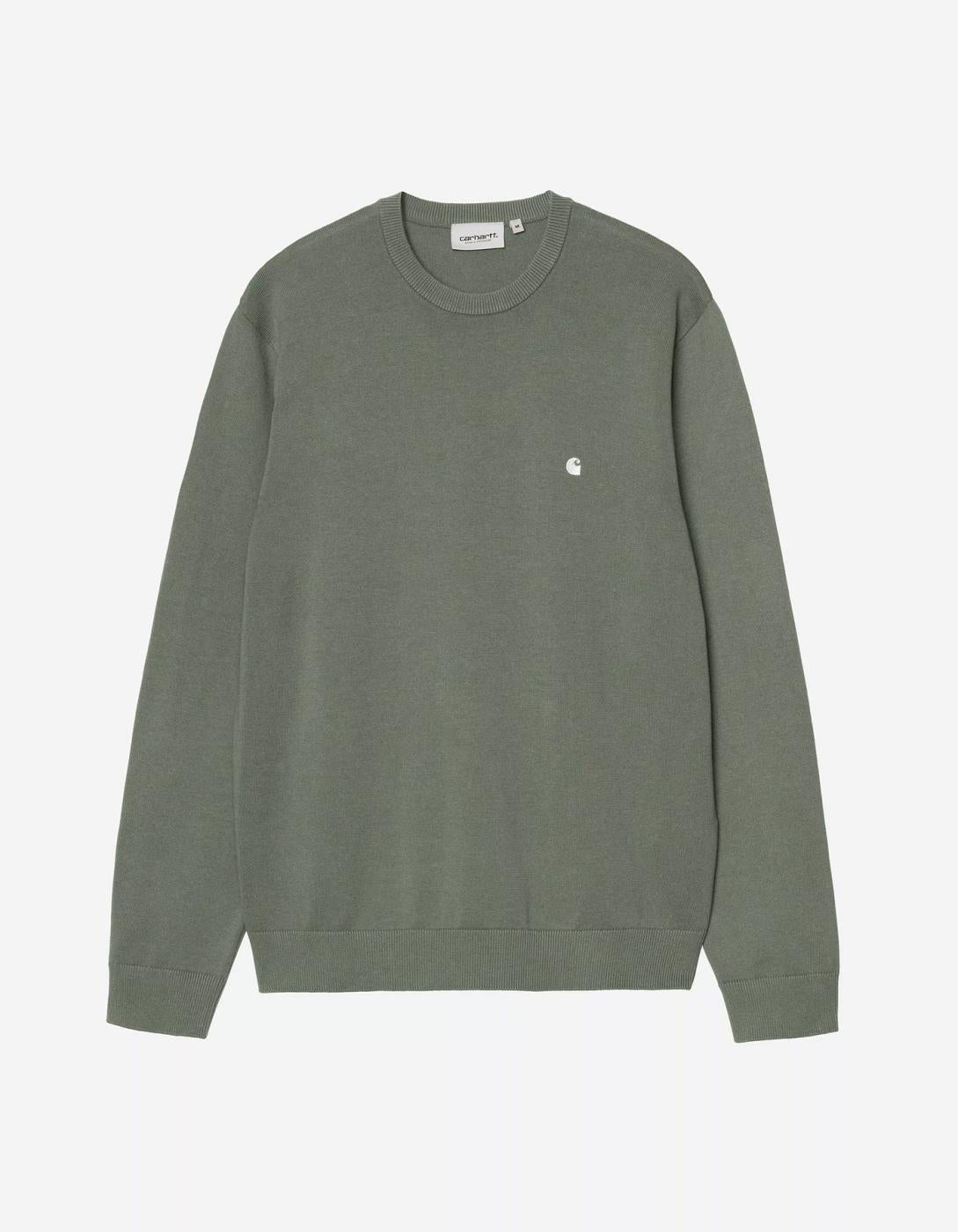 Jersey CARHARTT WIP MADISON- Velvet Green / White