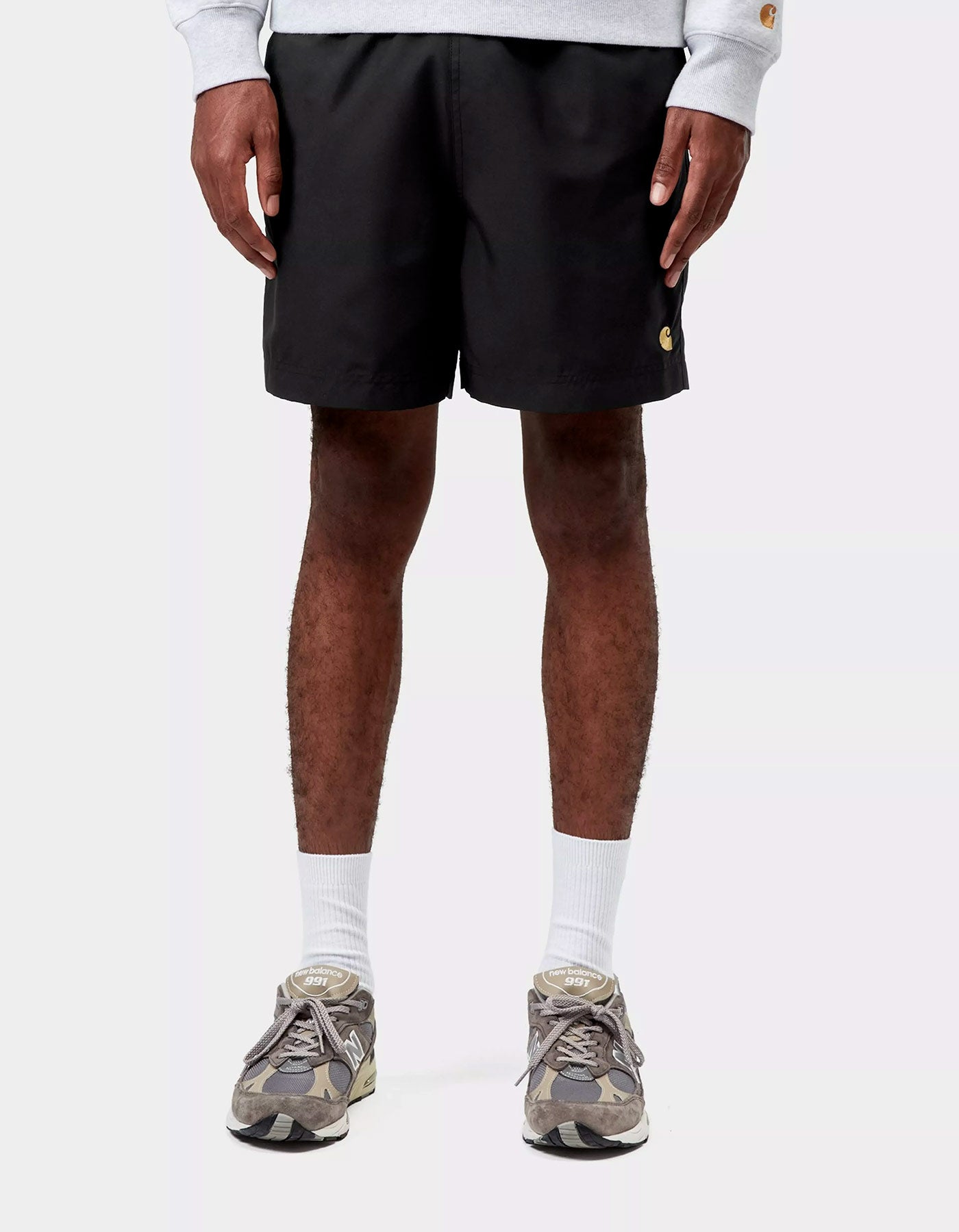 Bañador CARHARTT WIP CHASE - Black / Gold