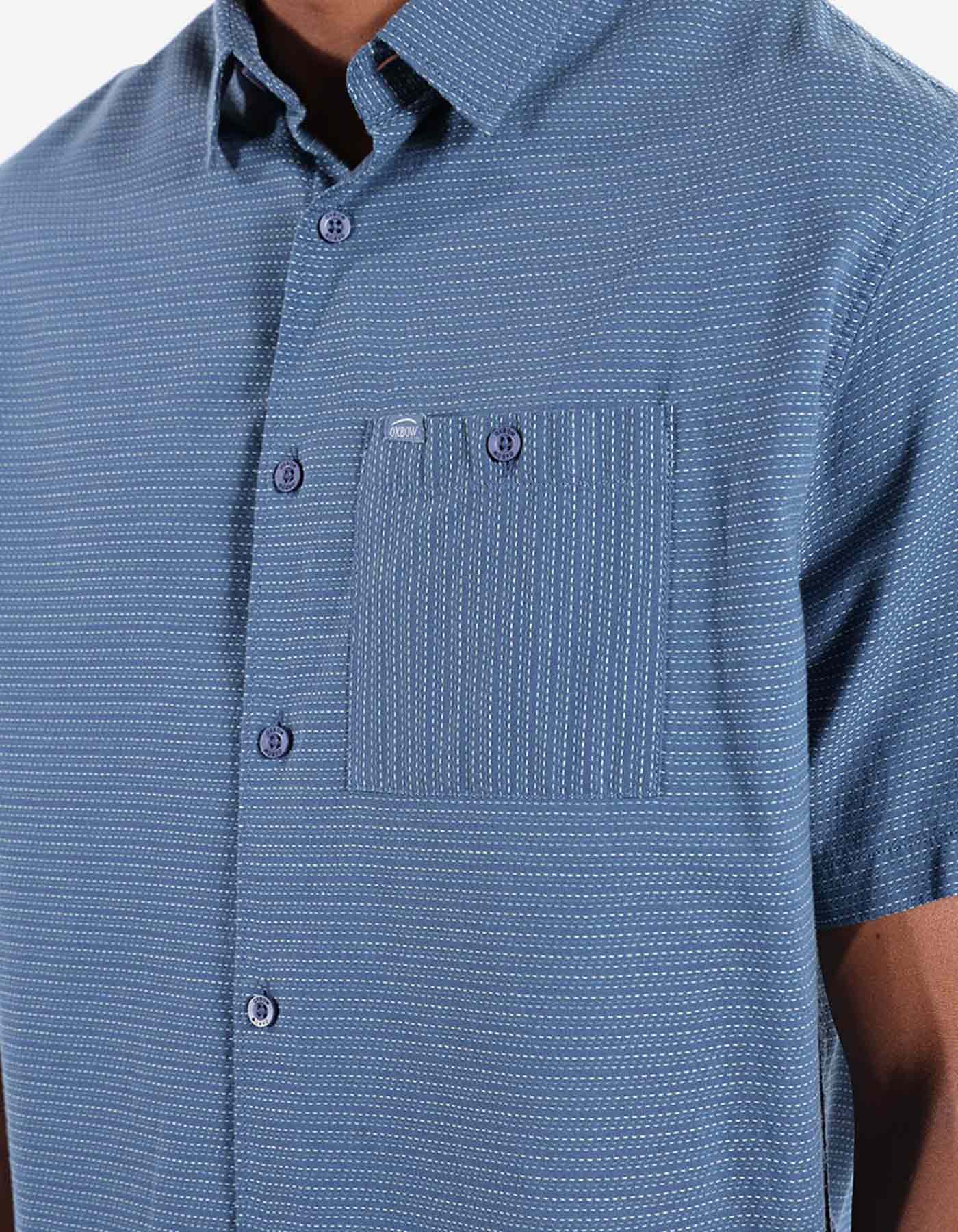 Camisa OXBOW LINES - Indigo