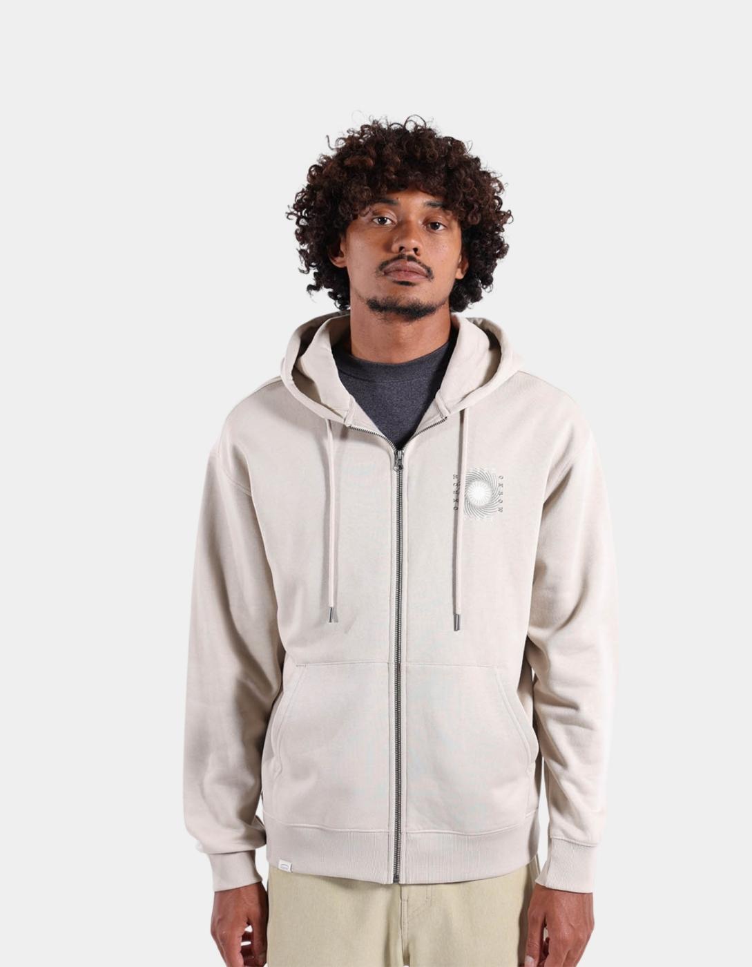 Sudadera Capucha OXBOW Abierta RADIATE - Ivory