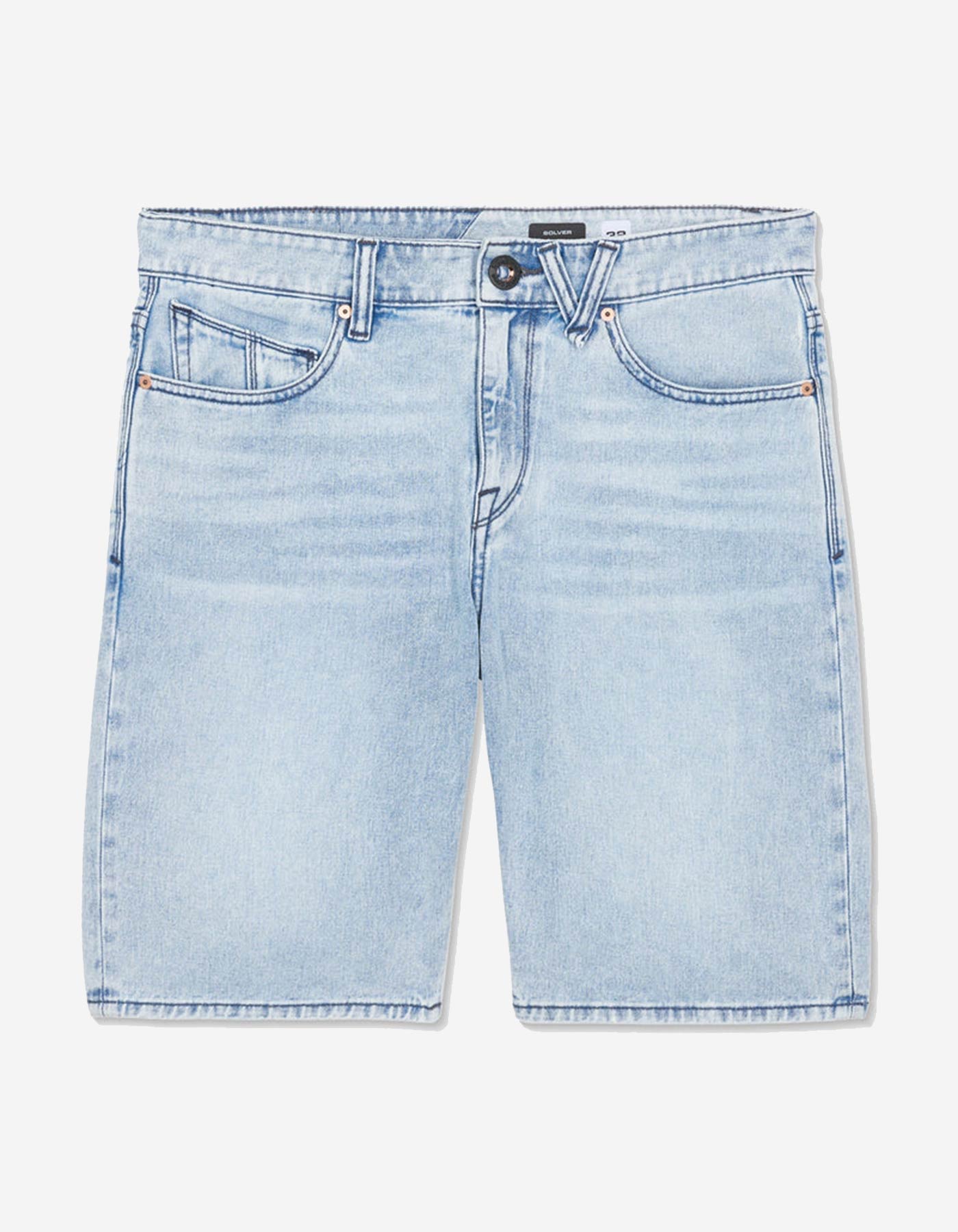Bermuda SOLVER DENIM - Worn Light Blue