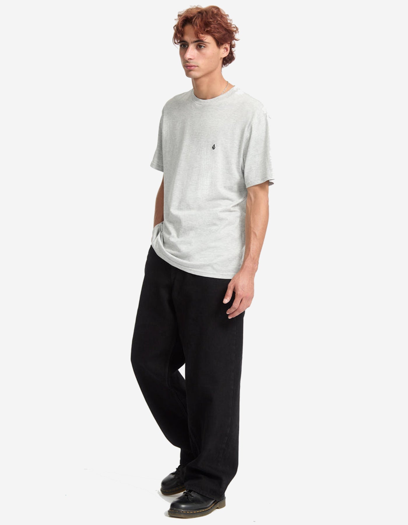 Camiseta VOLCOM STONE BLANKS BSC - Heather Grey