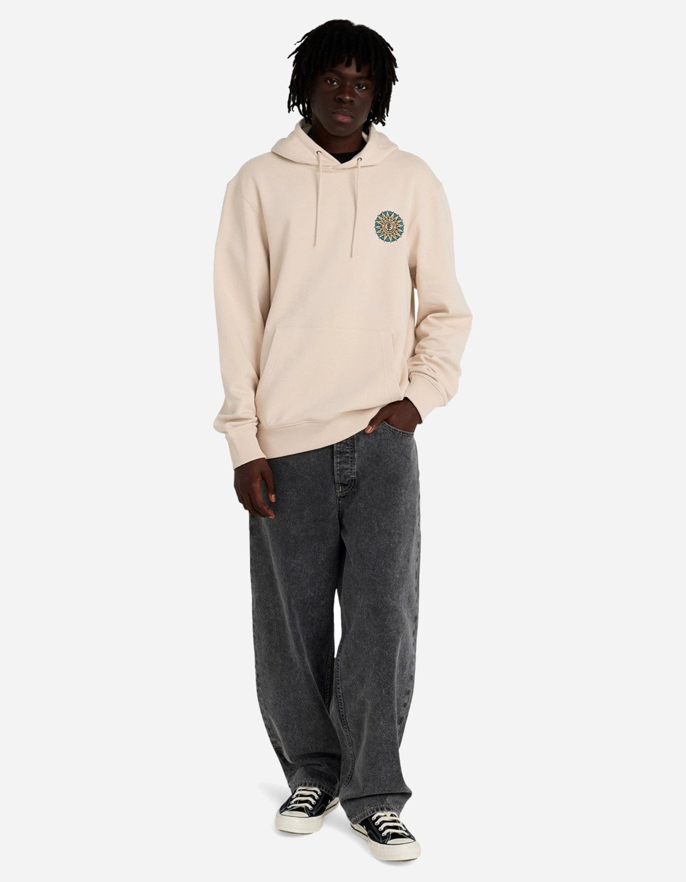 Sudadera Capucha ELEMENT TIMBER LIGHT - Crystal Gray
