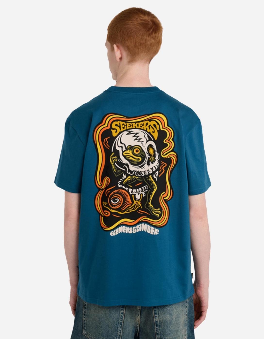 Camiseta ELEMENT TIMBER HERMIT - Mallard Blue