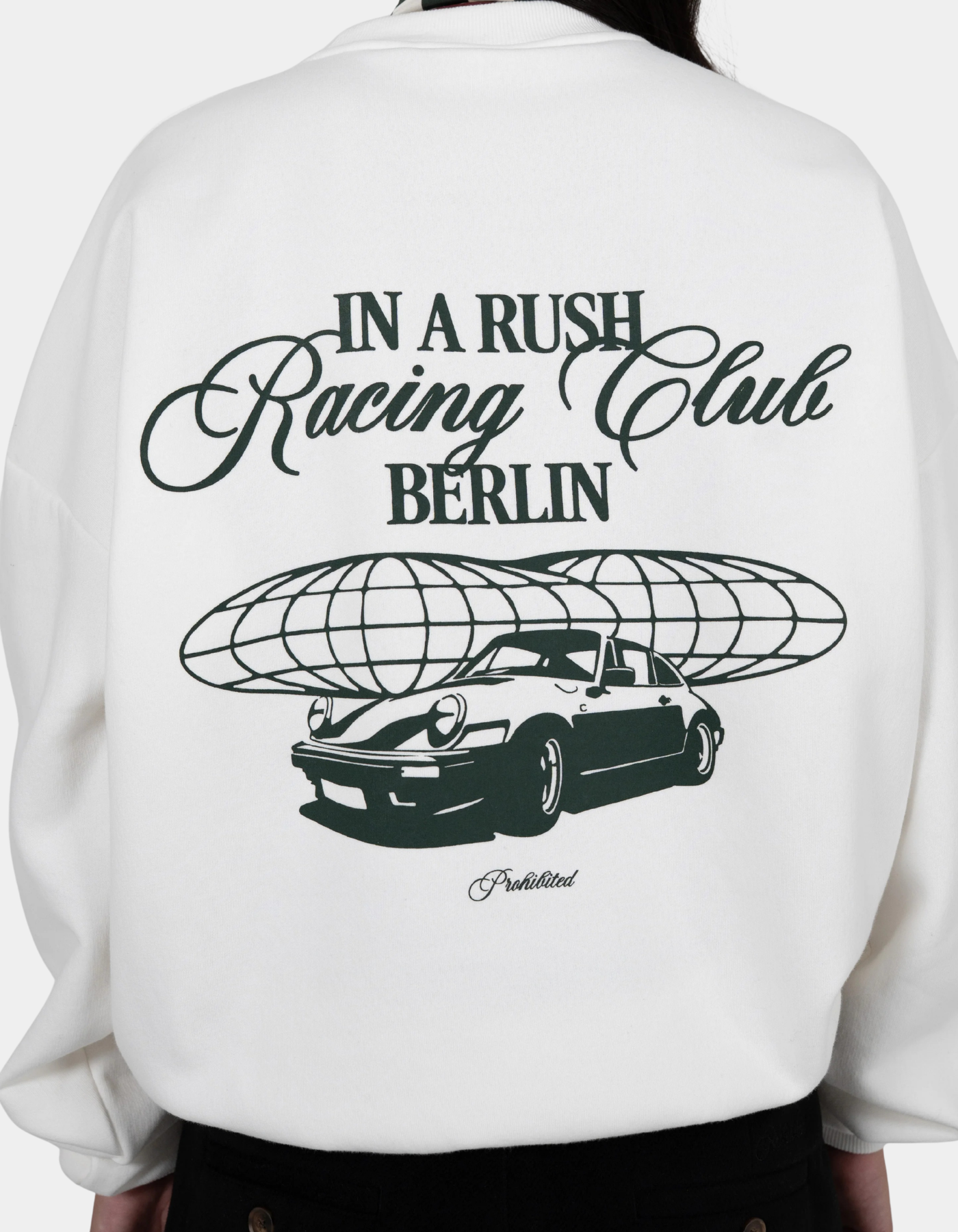 Sudadera Crew PROHIBITED IN A RUSH - Off White